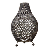 Rattan Table Lamps - Black