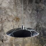 Hand-painted metal galaxy pendant light, 1980s