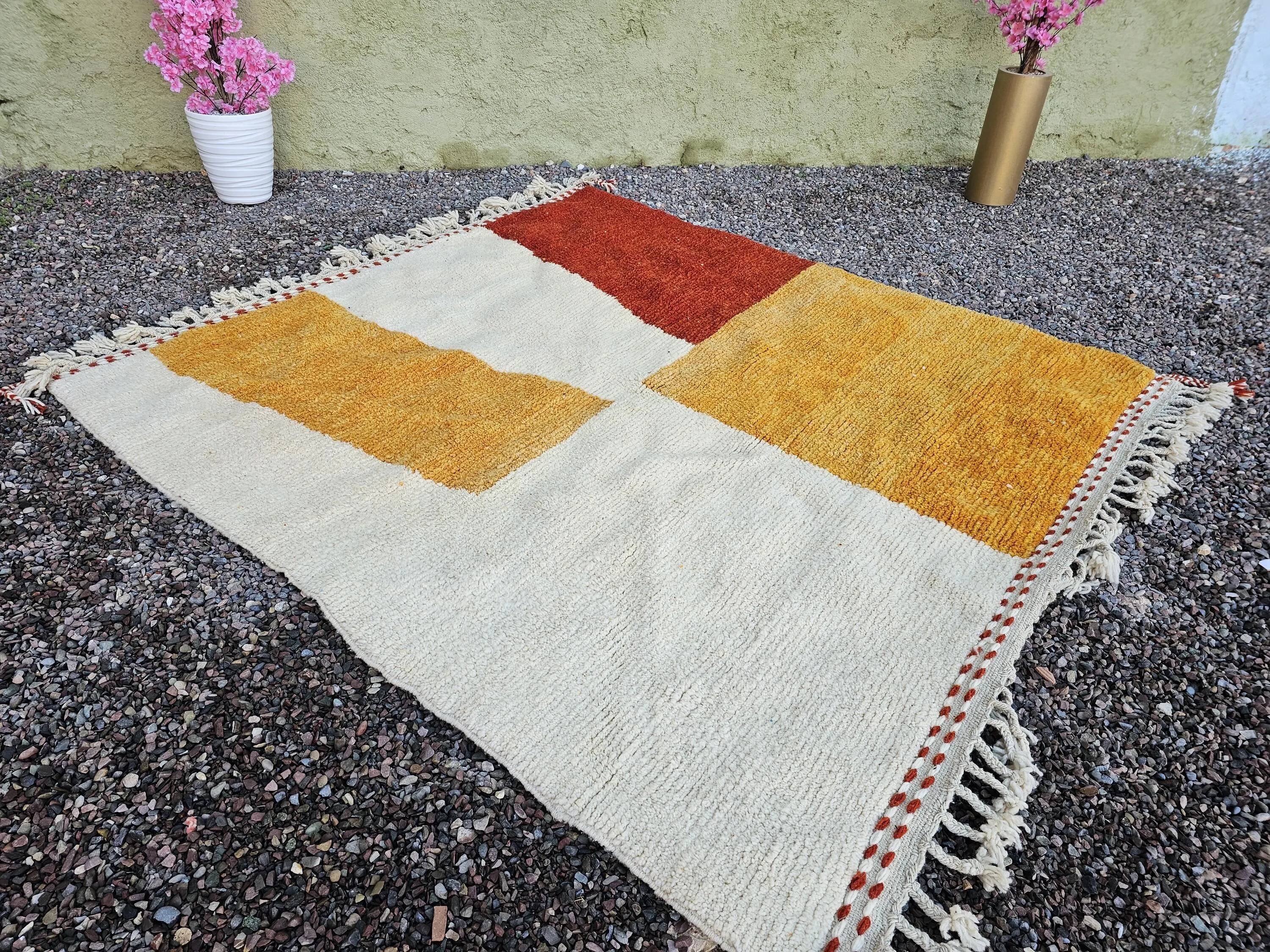 Authentic Berber rug in pure wool 2.5x1.5 m
