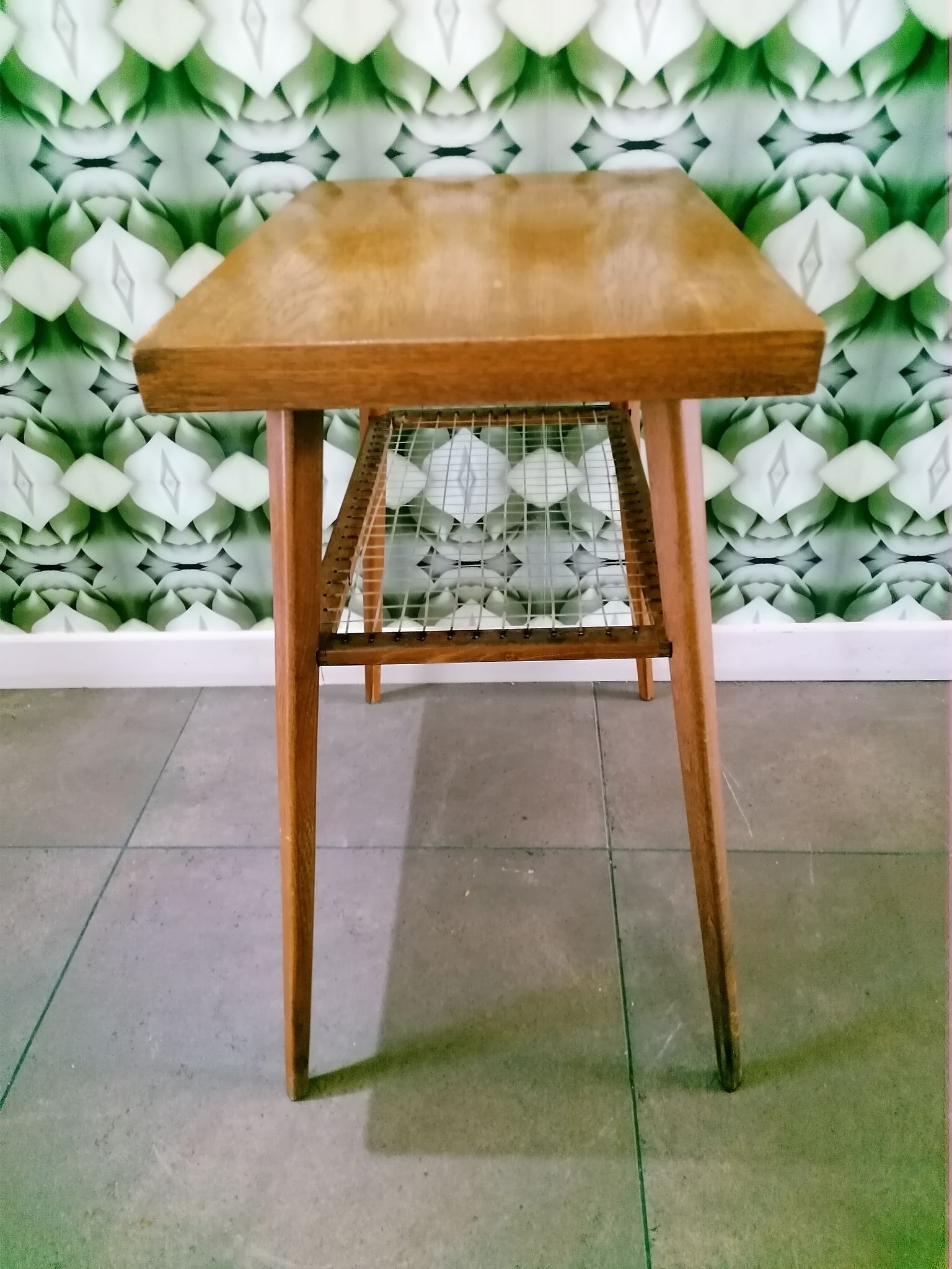 Table basse vintage, d'appoint, tchèque, Dřevopodnik Holešov
