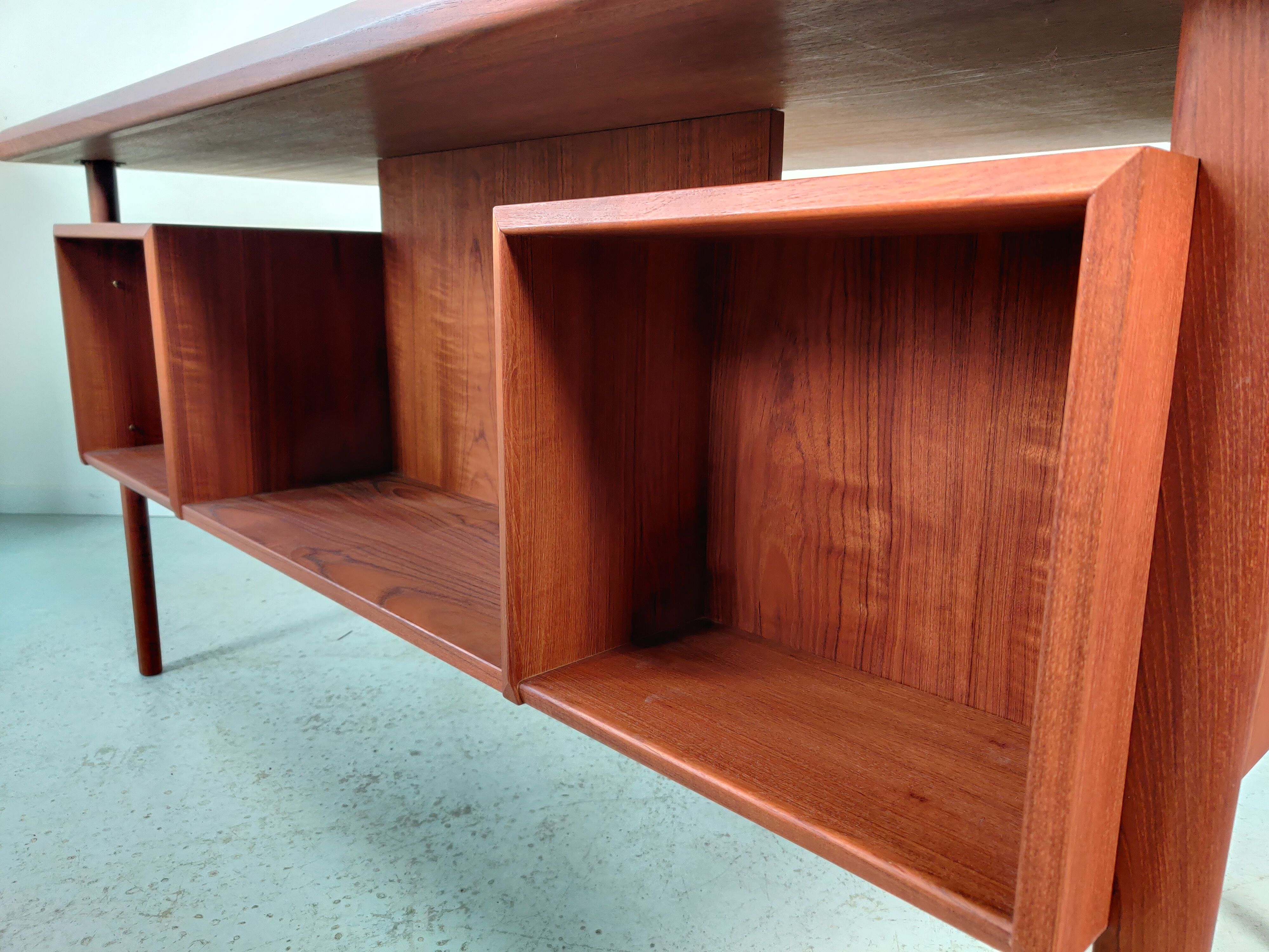 Teak office by Peter Lovig Nielsen, Denmark 60/70