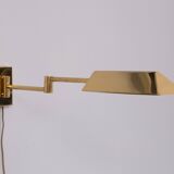 Applique à bras oscillant en laiton Allemagne années 1970