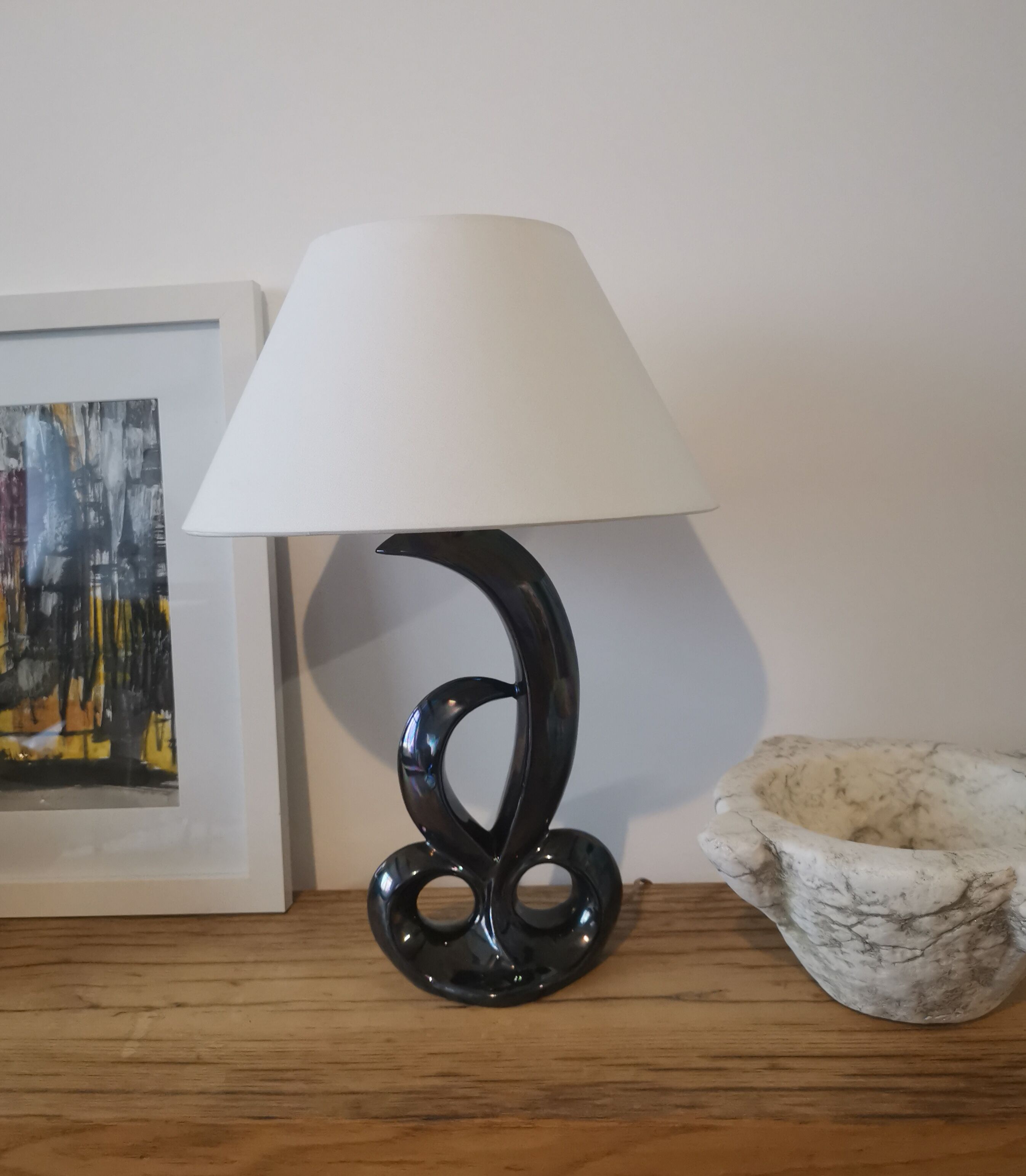 French table lamp 50s / collection / French ceramics / 50s / 1950s / vintage