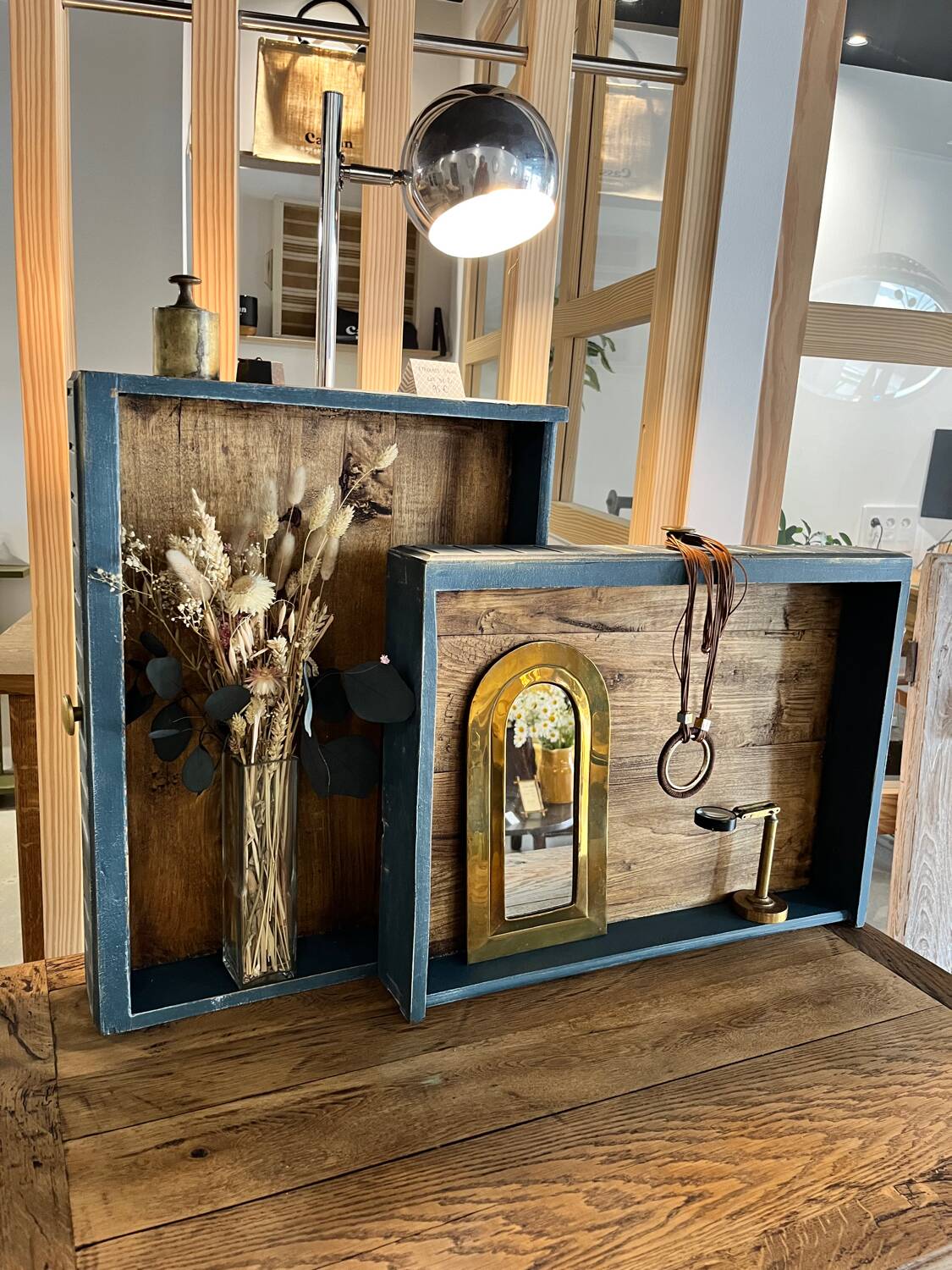 Set of 2 drawer shelves