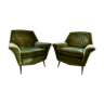 Suite de 2 fauteuils de style Gio Ponti - Suite de 2 fauteuils de style Gio Ponti