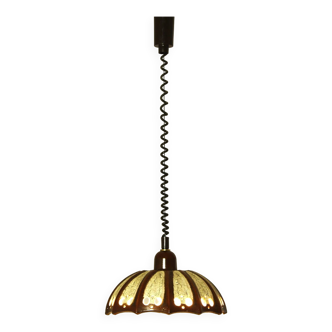 Fat Lava Ceramic Pendant Light from Pan Leuchten, 1970s