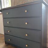 Contemporary style wooden chest of drawers