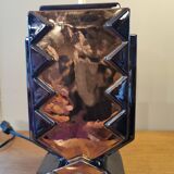 Ceramic art deco lamp effect metal