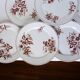 Lot de 6 assiettes plates vintage de Sarreguemines modèle Danois 210412