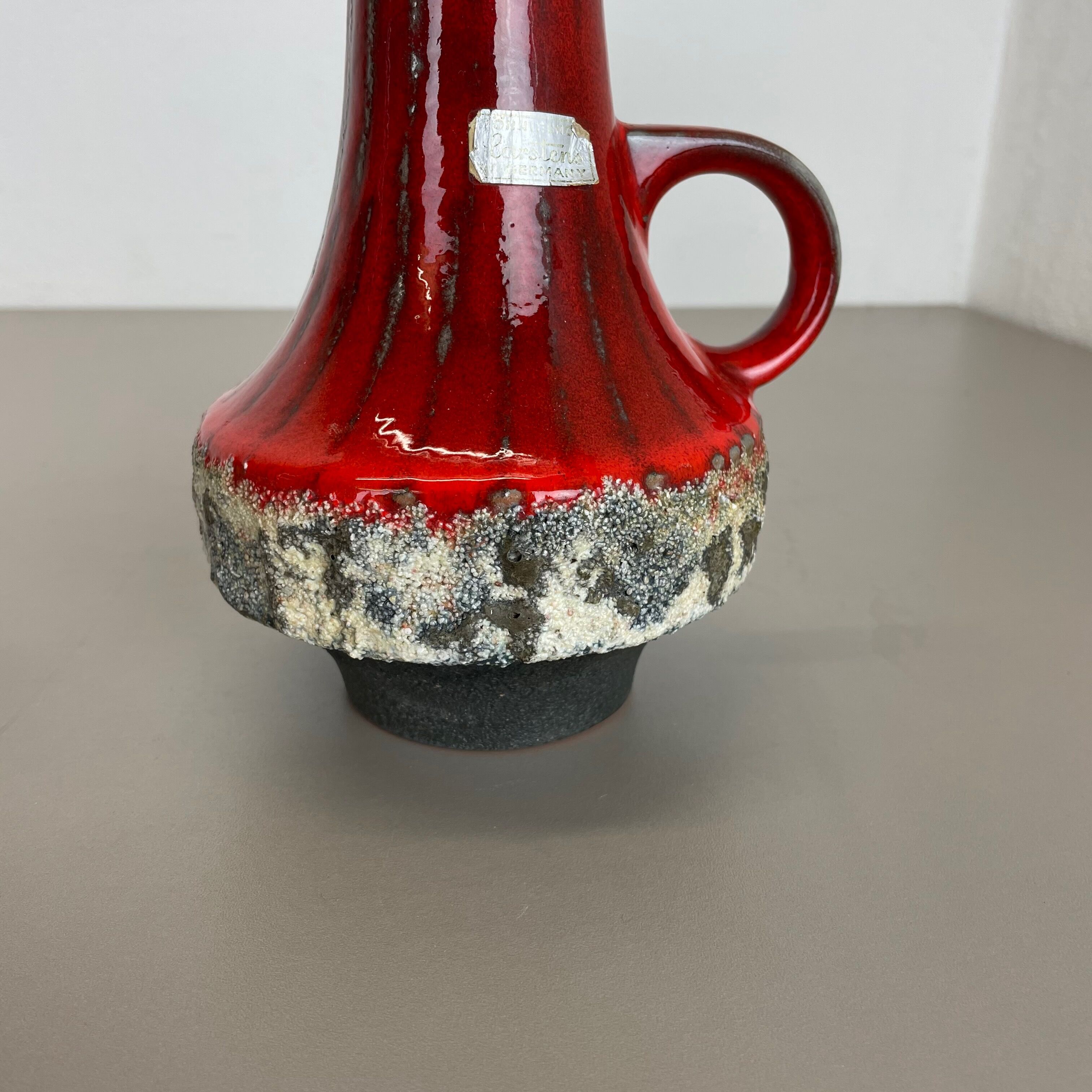 Ensemble de 2 vases en céramique OVNI Heinz Siery Carstens Tönnieshof, Allemagne, 1970