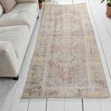 Vintage Tribal Oushak Runner