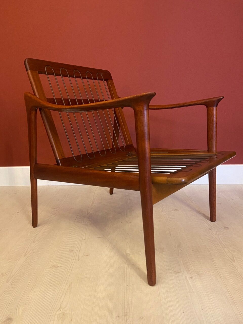 Norwegian teak lounge chair by Fredrik Kayser for Vatne, 1960s