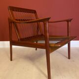 Norwegian teak lounge chair by Fredrik Kayser for Vatne, 1960s