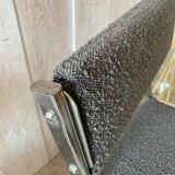 Series of 4 chrome chairs