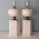 Suite of 2 table lamps from maison Le Dauphin, France 1960-1970