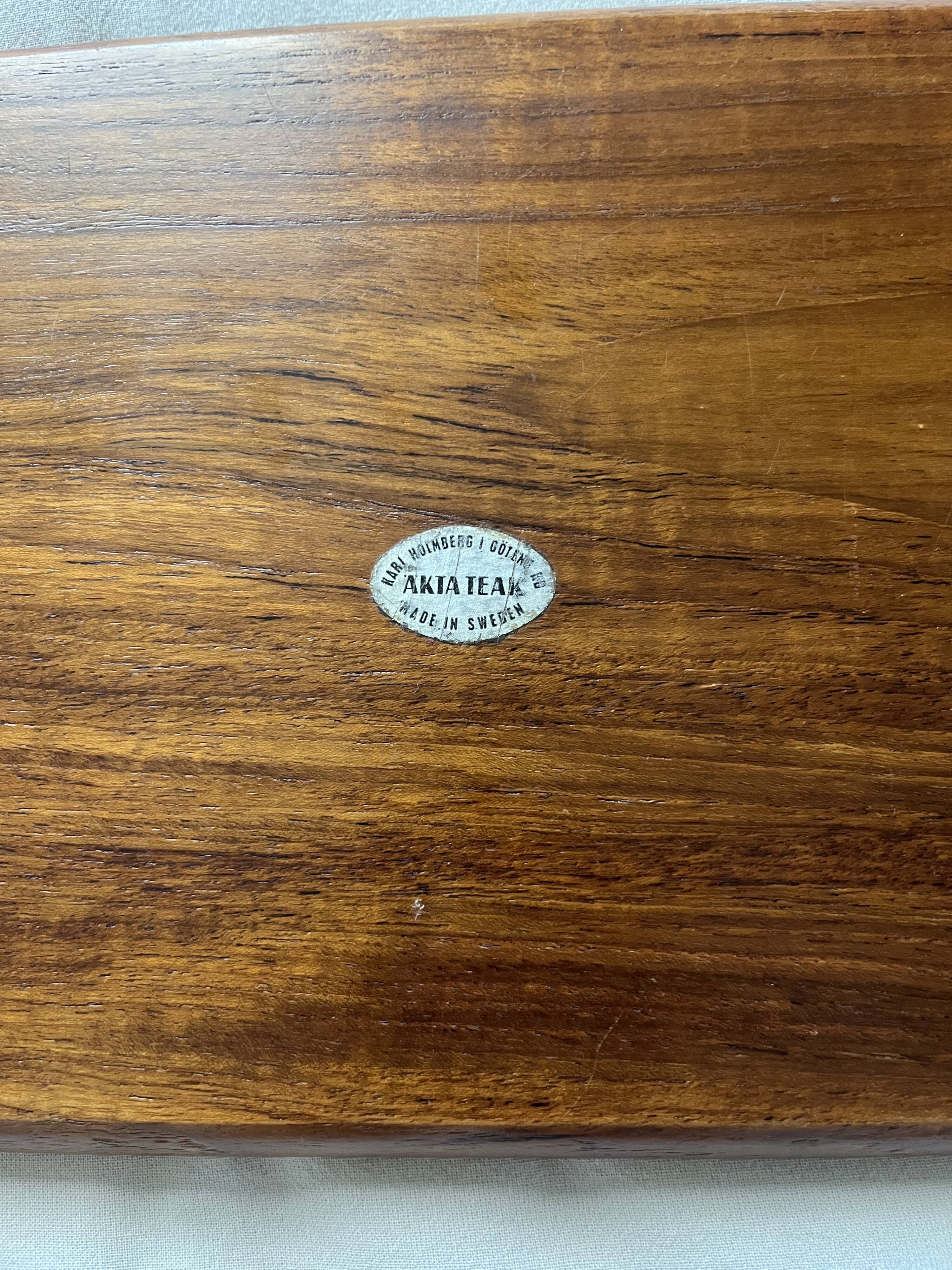 Akta Teak Tray Karl Holmberg