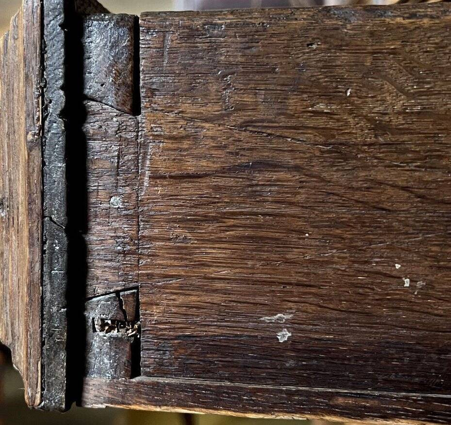 Louis XIII period cabinet in solid oak