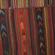 Vintage Turkish kilim handwoven 273x356 cm