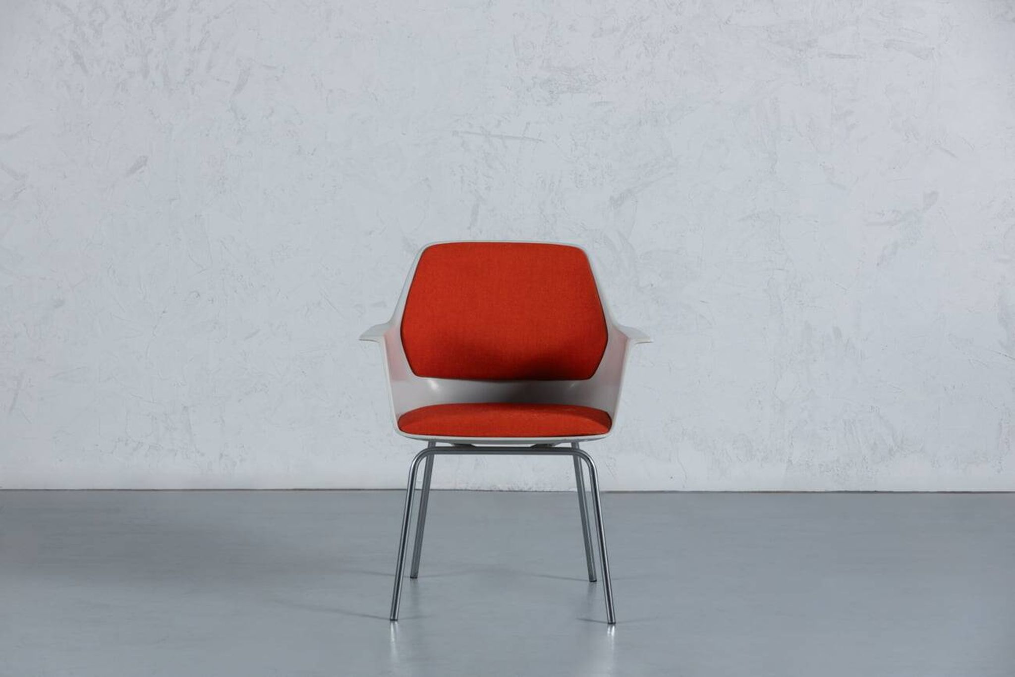 Vintage Space Age Orange Dining Chair, Italy, 1970’s