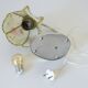 Vintage bedside lamp table light Yugoslavia 1950s lighting