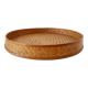 Antique tray made of woven bamboo