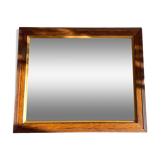Art deco mirror 1920 wood and silver vintage