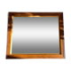 Art deco mirror 1920 wood and silver vintage