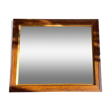 Miroir art déco 1920 bois et argenture vintage