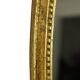 Miroir classique en résine dorée de style rococo baroque 70 cm
