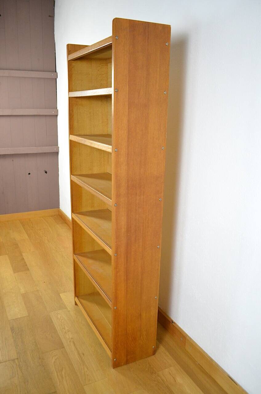 Vintage Light Oak Shelf 1960