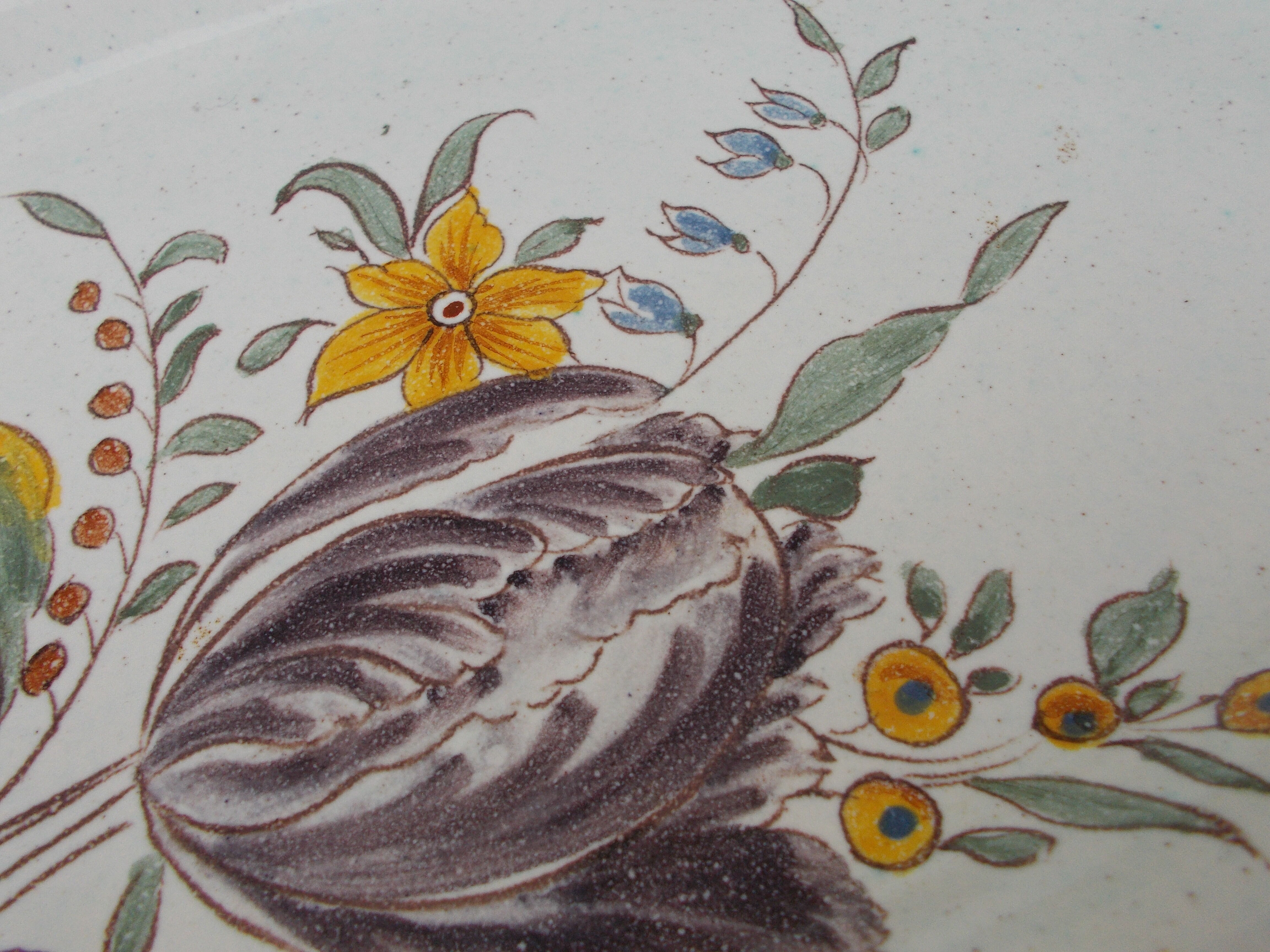 Plat faience Aprey Copie Musée National de Sèvres