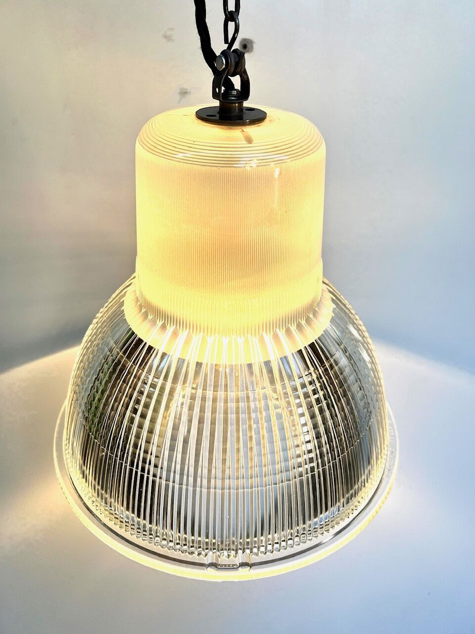 Holophane hanging lamp 1950 ø 27.5cm