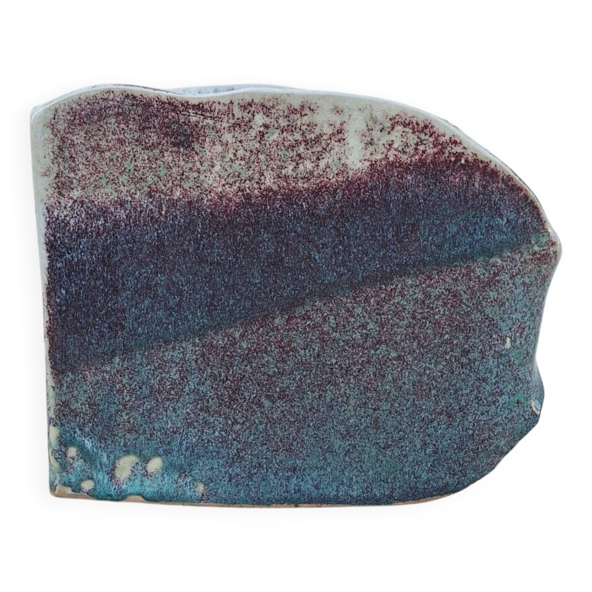 Nadia and Alain Pinel glazed ceramic vase