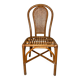 Vintage rattan chair with cane back - Bohemian style