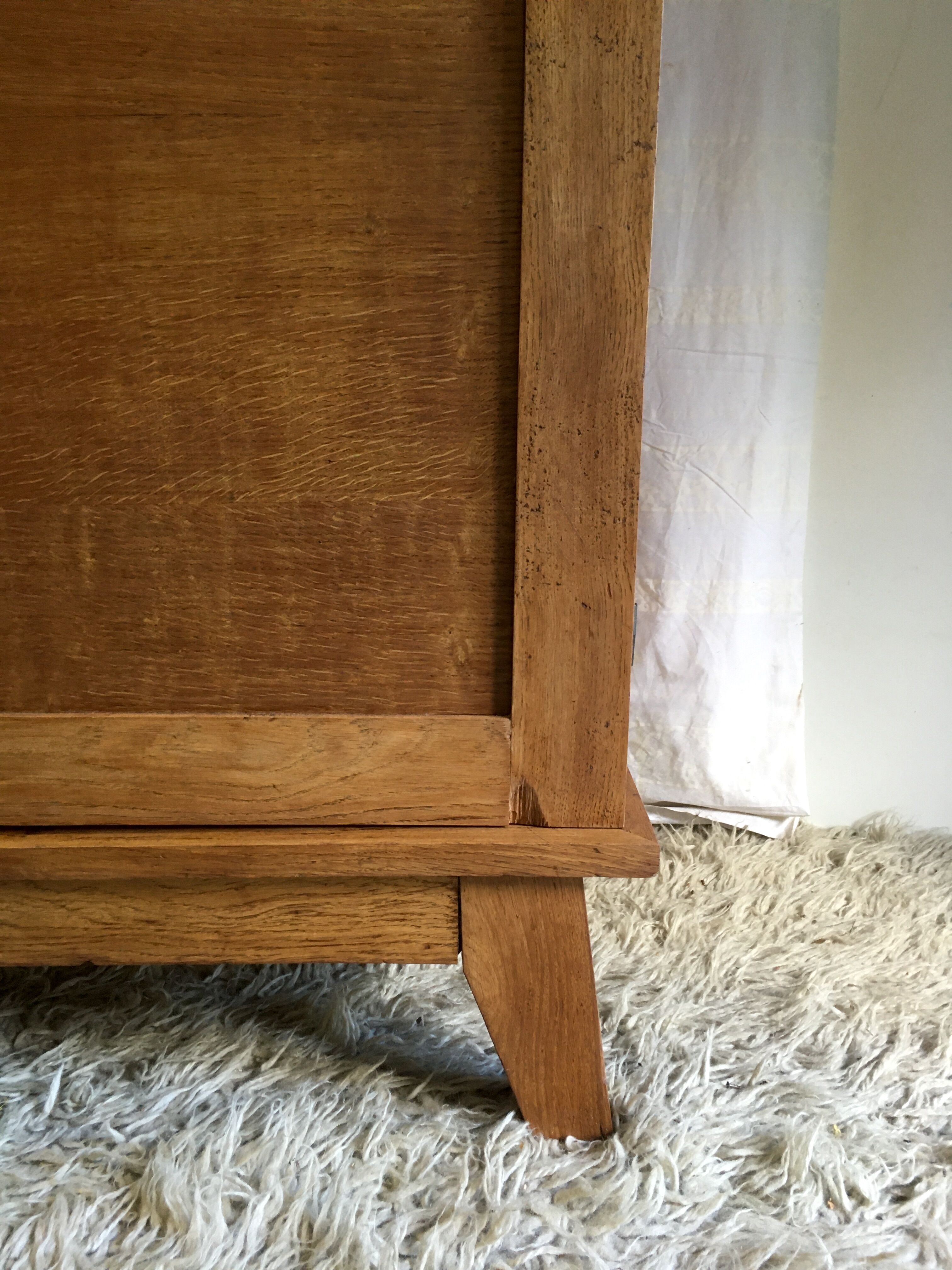 Solid oak cabinet by René Gabriel - 40/50s