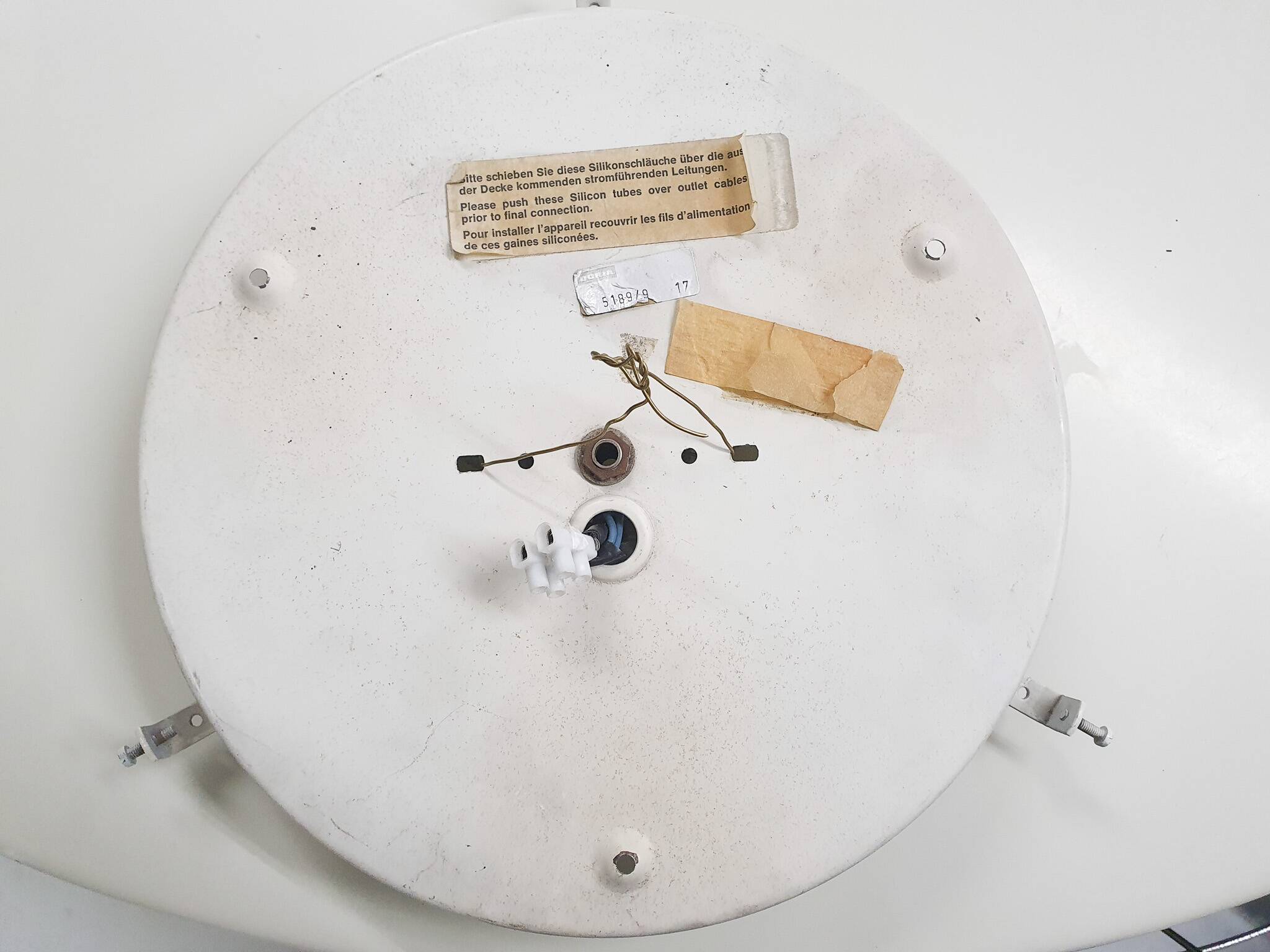 Doria bamboo ceiling light, Germany 1950's