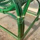 Fauteuil rotin vert