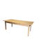 Large vintage table in restored solid elm.