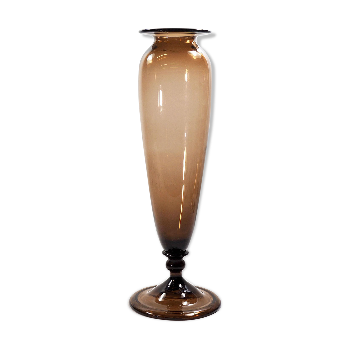 Vittorio Zecchin for Cappellin Venini Art Deco Glass Vase, 1920s