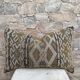 Vintage Berber cushion cover: Moroccan wool cushion, Boujad pattern
