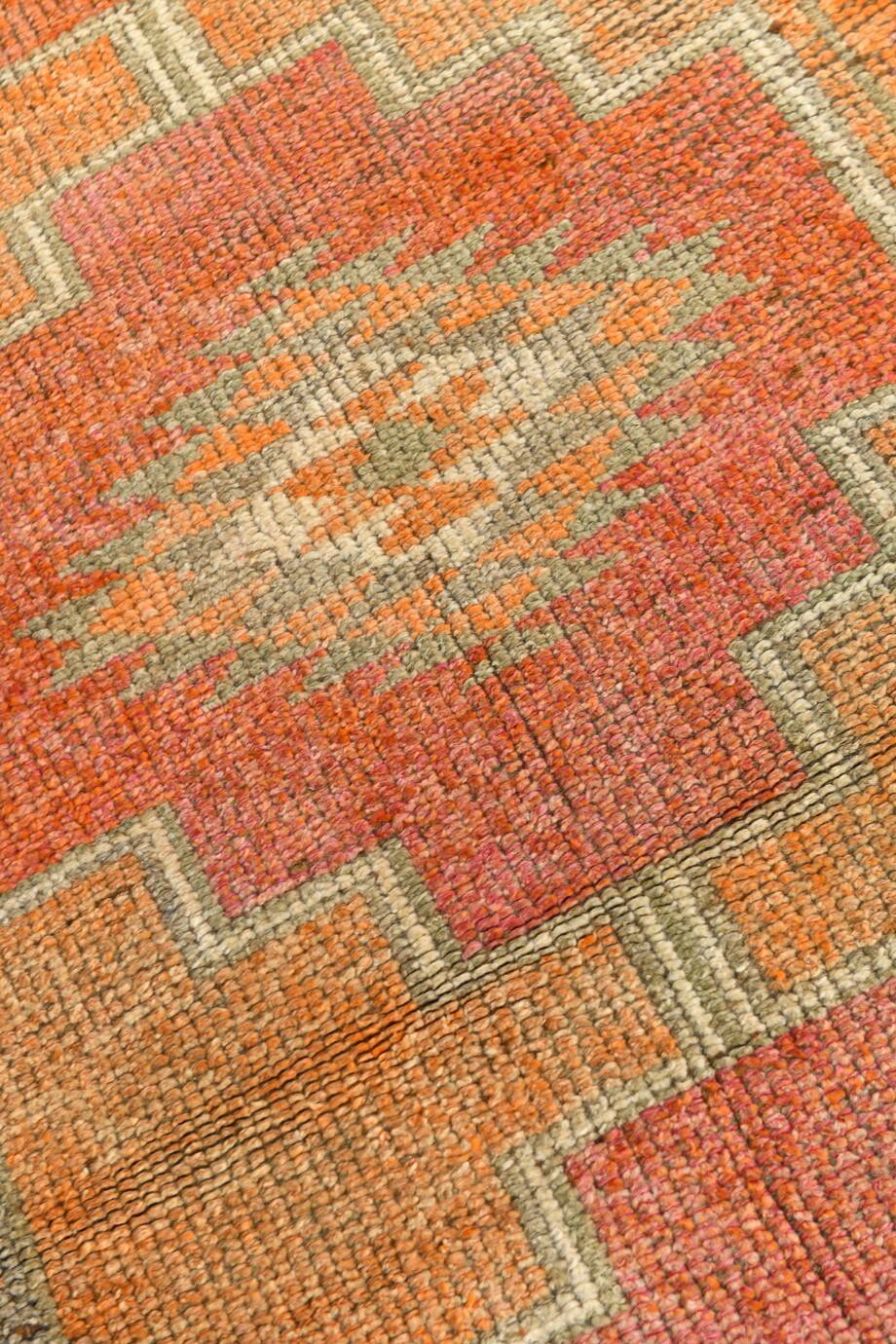 Super Soft Wool Vintage Runner Rug, 95x350Cm