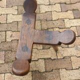 Brutalist tripod stool