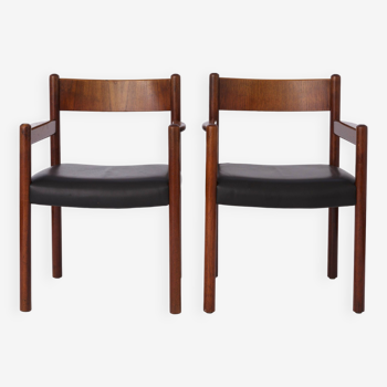 2 of 12 Vintage Armchairs, 1960s, Danish Teak