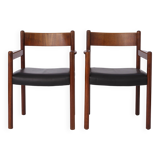 2 of 12 Vintage Armchairs, 1960s, Danish Teak