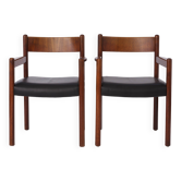 2 of 12 Vintage Armchairs, 1960s, Danish Teak