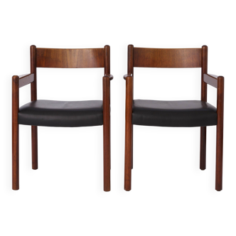 2 of 12 Vintage Armchairs, 1960s, Danish Teak