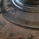 Smoked glass table centrepiece – mid-20th century design