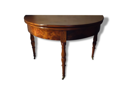 Table 1/2 lune noyer