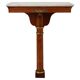 Console Table In Cherry Wood And Marble Top, Early 19th Century