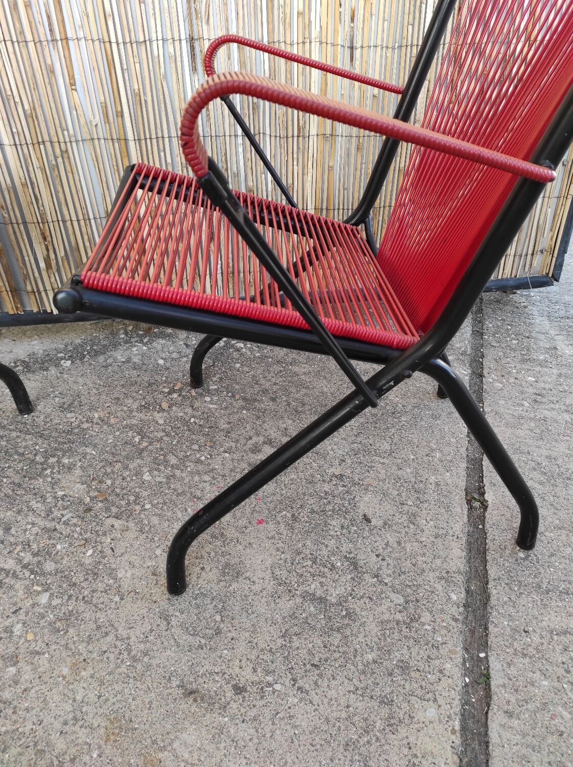 Pair of armchairs scoubidou